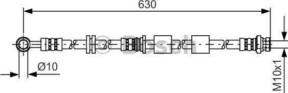 BOSCH 1 987 481 439 - Flessibile del freno autozon.pro