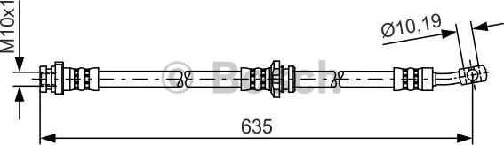 BOSCH 1 987 481 432 - Flessibile del freno autozon.pro