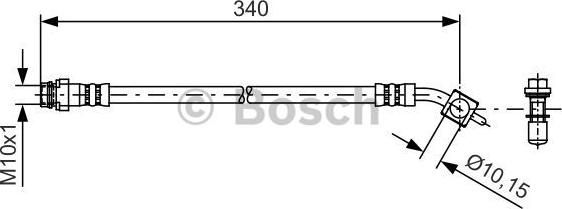 BOSCH 1 987 481 424 - Flessibile del freno autozon.pro