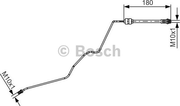 BOSCH 1 987 481 421 - Flessibile del freno autozon.pro