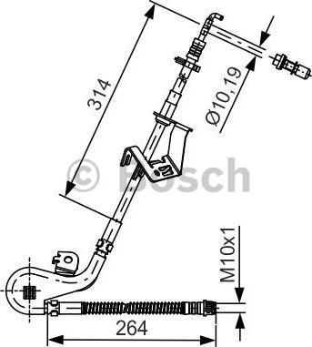 BOSCH 1 987 481 428 - Flessibile del freno autozon.pro