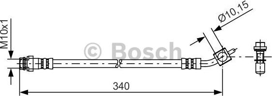 BOSCH 1 987 481 423 - Flessibile del freno autozon.pro