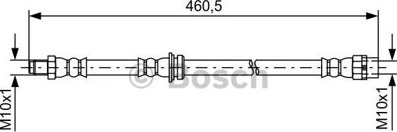 BOSCH 1 987 481 598 - Flessibile del freno autozon.pro