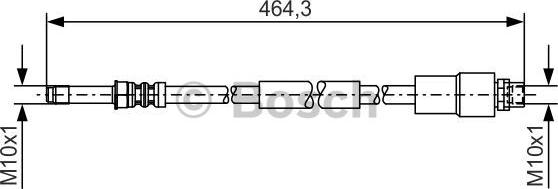 BOSCH 1 987 481 541 - Flessibile del freno autozon.pro