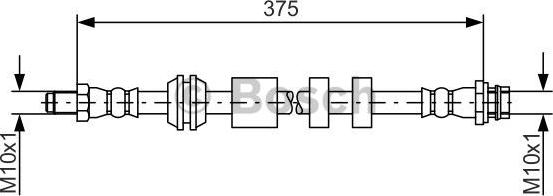 BOSCH 1 987 481 563 - Flessibile del freno autozon.pro