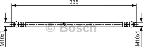 BOSCH 1 987 481 517 - Flessibile del freno autozon.pro