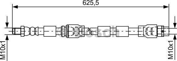 BOSCH 1 987 481 589 - Flessibile del freno autozon.pro