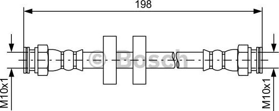 BOSCH 1 987 481 581 - Flessibile del freno autozon.pro