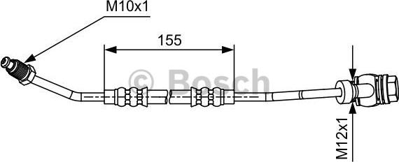 BOSCH 1 987 481 588 - Flessibile del freno autozon.pro