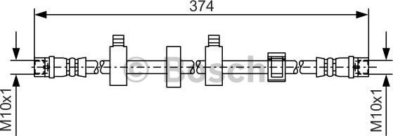 BOSCH 1 987 481 539 - Flessibile del freno autozon.pro