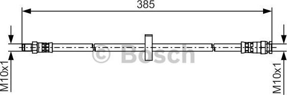 BOSCH 1 987 481 531 - Flessibile del freno autozon.pro