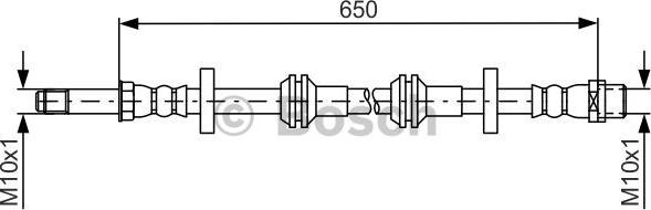 BOSCH 1 987 481 690 - Flessibile del freno autozon.pro