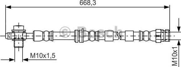 BOSCH 1 987 481 693 - Flessibile del freno autozon.pro