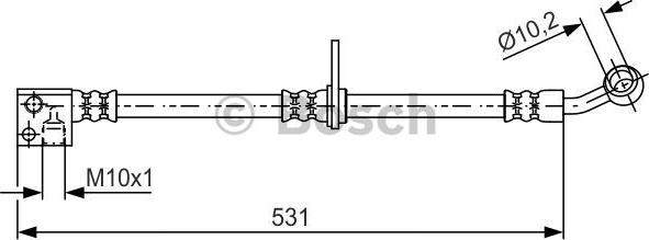 BOSCH 1 987 481 644 - Flessibile del freno autozon.pro