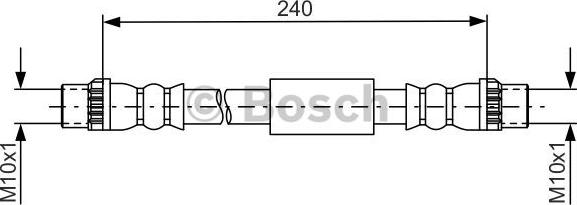 BOSCH 1 987 481 666 - Flessibile del freno autozon.pro