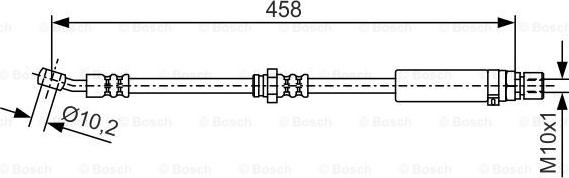 BOSCH 1 987 481 661 - Flessibile del freno autozon.pro