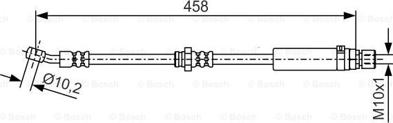 BOSCH 1 987 481 663 - Flessibile del freno autozon.pro