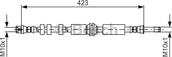 BOSCH 1 987 481 601 - Flessibile del freno autozon.pro