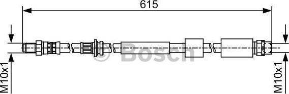 BOSCH 1 987 481 615 - Flessibile del freno autozon.pro