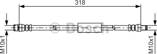 BOSCH 1 987 481 618 - Flessibile del freno autozon.pro