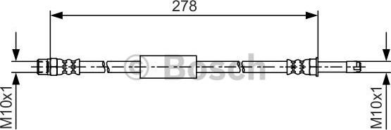 BOSCH 1 987 481 617 - Flessibile del freno autozon.pro