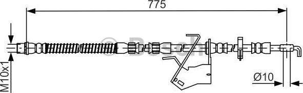 BOSCH 1 987 481 685 - Flessibile del freno autozon.pro