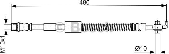 BOSCH 1 987 481 686 - Flessibile del freno autozon.pro