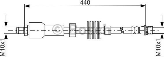 BOSCH 1 987 481 688 - Flessibile del freno autozon.pro