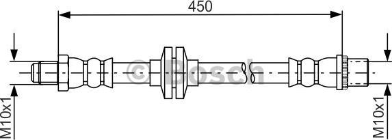 BOSCH 1 987 481 683 - Flessibile del freno autozon.pro