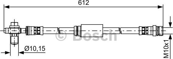 BOSCH 1 987 481 631 - Flessibile del freno autozon.pro