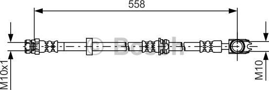 BOSCH 1 987 481 632 - Flessibile del freno autozon.pro