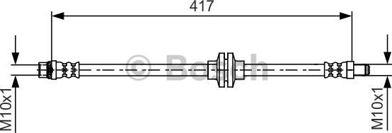 BOSCH 1 987 481 626 - Flessibile del freno autozon.pro