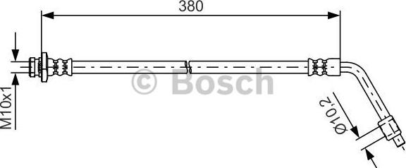 BOSCH 1 987 481 623 - Flessibile del freno autozon.pro