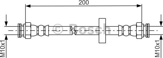 BOSCH 1 987 481 670 - Flessibile del freno autozon.pro