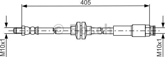 BOSCH 1 987 481 671 - Flessibile del freno autozon.pro