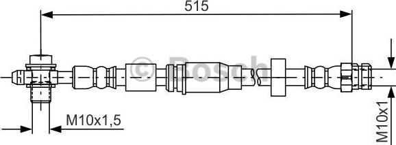 BOSCH 1 987 481 673 - Flessibile del freno autozon.pro