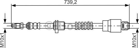 BOSCH 1 987 481 677 - Flessibile del freno autozon.pro