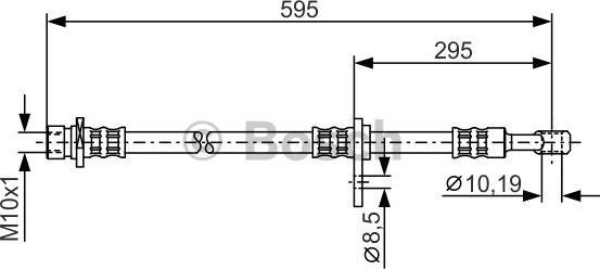 BOSCH 1 987 481 044 - Flessibile del freno autozon.pro