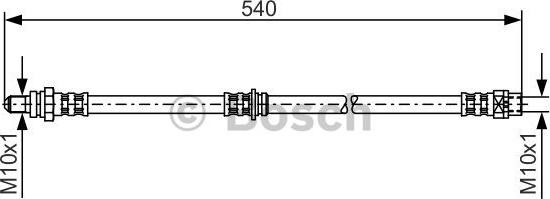 BOSCH 1 987 481 053 - Flessibile del freno autozon.pro