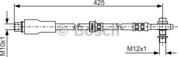 BOSCH 1 987 481 066 - Flessibile del freno autozon.pro