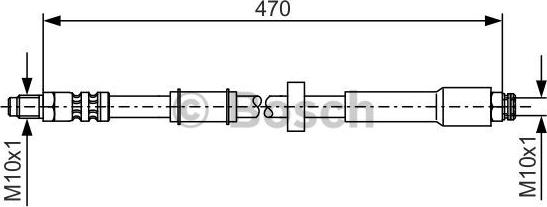 BOSCH 1 987 481 004 - Flessibile del freno autozon.pro