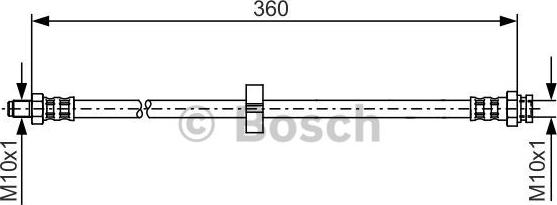 BOSCH 1 987 481 002 - Flessibile del freno autozon.pro