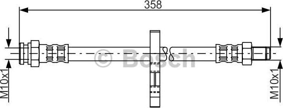 BOSCH 1 987 481 019 - Flessibile del freno autozon.pro