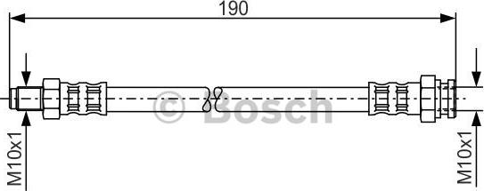 BOSCH 1 987 481 011 - Flessibile del freno autozon.pro