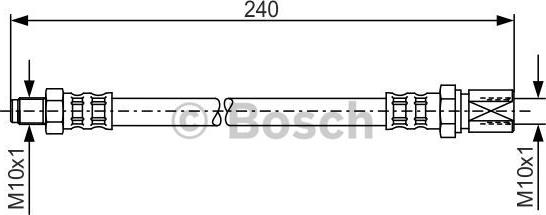 BOSCH 1 987 481 012 - Flessibile del freno autozon.pro