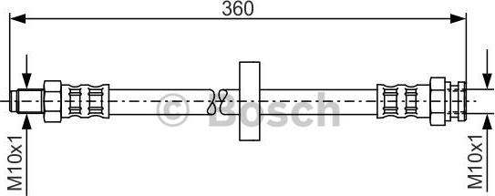 BOSCH 1 987 481 017 - Flessibile del freno autozon.pro