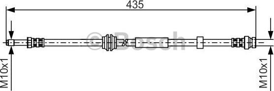 BOSCH 1 987 481 023 - Flessibile del freno autozon.pro