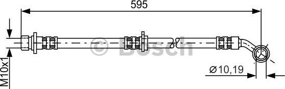 BOSCH 1 987 481 027 - Flessibile del freno autozon.pro