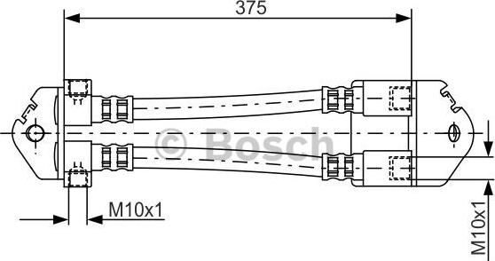 BOSCH 1 987 481 072 - Flessibile del freno autozon.pro