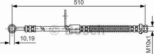 BOSCH 1 987 481 156 - Flessibile del freno autozon.pro